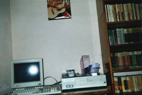 1998. 486DX2/66, 8 MB of RAM and lots of floppy disks.